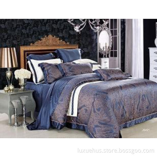 Hong Kong Top Brand Silk Luxury Bed Sets With Multi Colored
